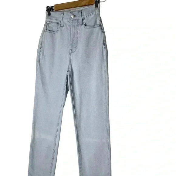 Madewell The Momjean in Bloomfield Wash High Rise  Denim Jeans Size 23 - Picture 5 of 10